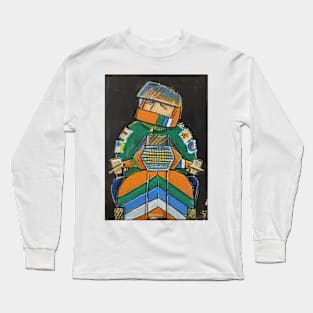 Retro Scooter, Classic Scooter, Scooterist, Scootering, Scooter Rider, Mod Art Long Sleeve T-Shirt